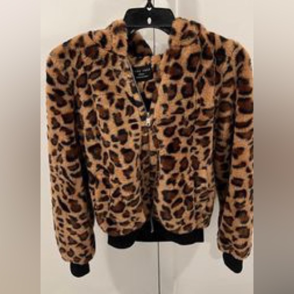 Cheetah Print Fuzzy Jacket